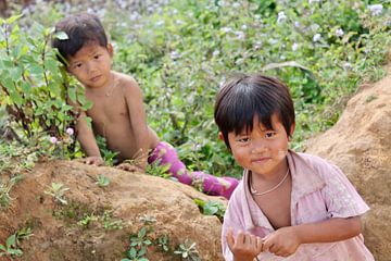 Kinderen in Myanmar, Azië