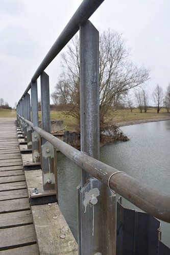 brug over het water, Gameren