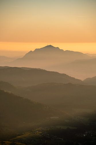 Zonsopgang op de Grünten