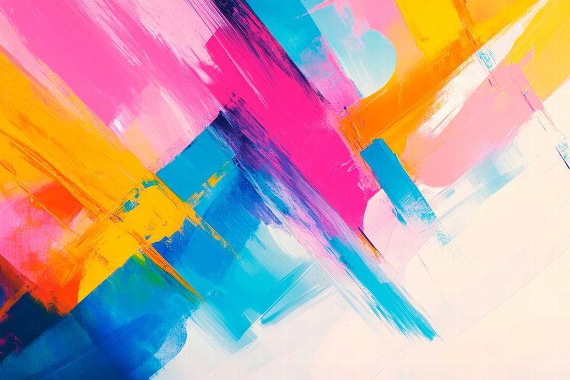 Farbexplosion in Pastellfarben von Poster Art Shop