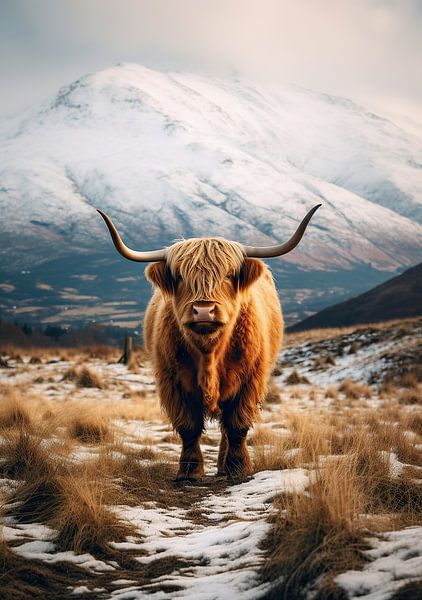 Schottischer Highlander Highland Cow Cattle von Niklas Maximilian
