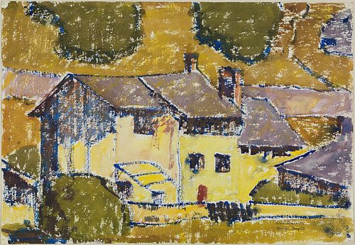 August Babberger - Stampa, Bergell (1911