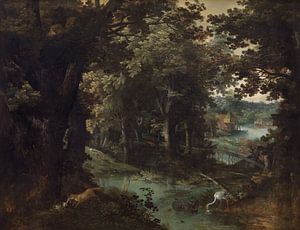 Adriaen van Stalbemt, Landschaft mit Tierfabeln, 1620