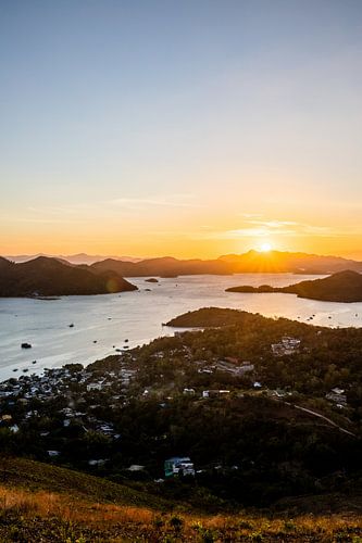 Zonsondergang in Coron (Filipijnen)