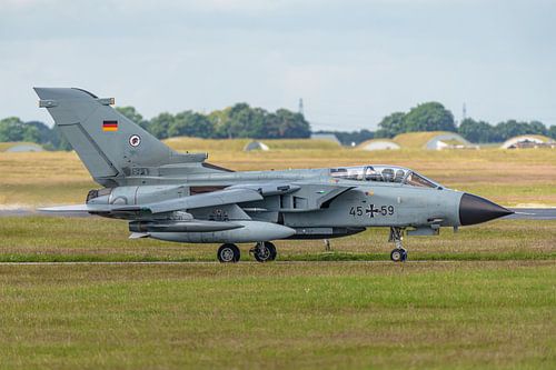 Een Duitse Panavia Tornado vlak voor vertrek.