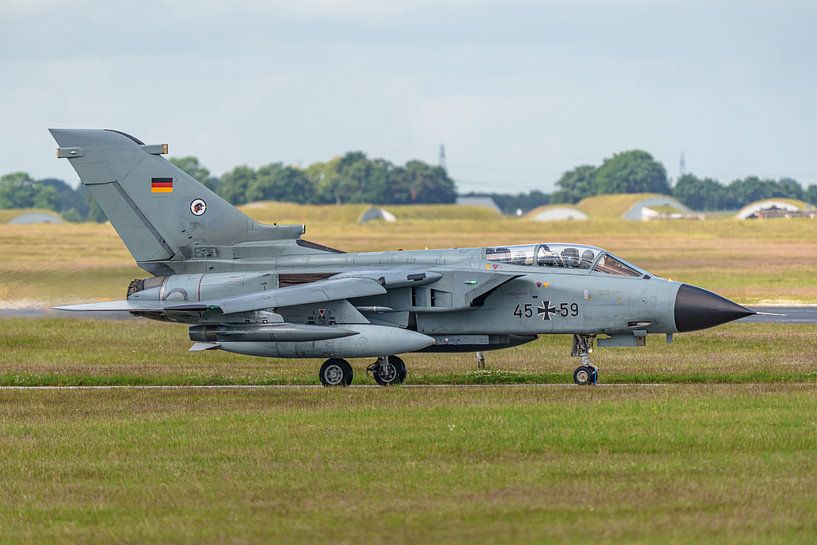 A German Panavia Tornado just before departure. by Jaap van den Berg