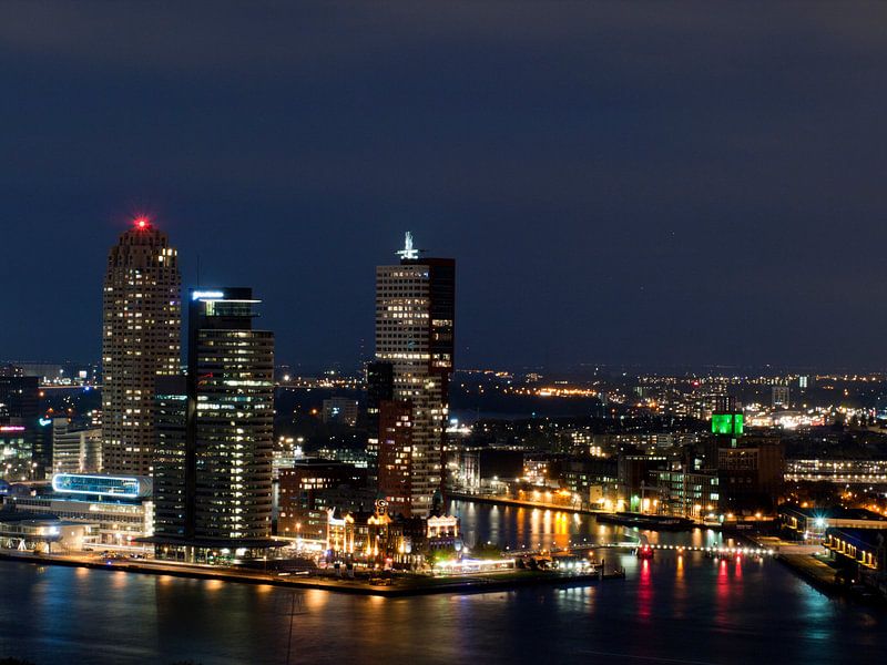 Wilhelmina-Pier in der Nacht von P van Beek