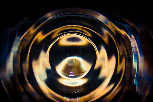 Abstract kleurende waterring