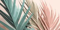 Ferns in pastel