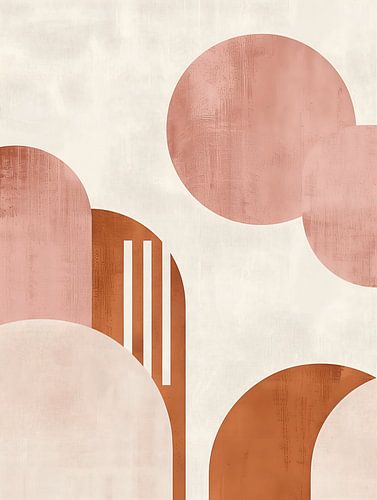 Sanftes Rosa Abstrakt