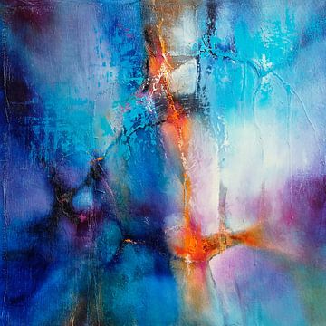 Turquoise et magenta sur Annette Schmucker