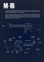 M-16 Blauwdruk