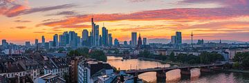 Panorama foto Frankfurt am Main van Henk Meijer Photography