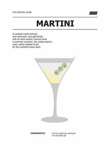 martini cocktail