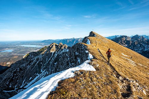 Uitzicht op de Brentenjoch en Ostallgäu