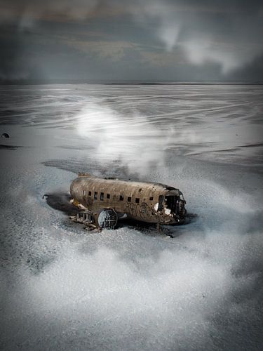 Crashed plane in Iceland
