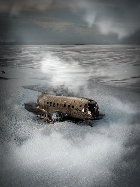Neergestort vliegtuig in IJsland | Een reis door IJsland van Roos Maryne - Natuur fotografie