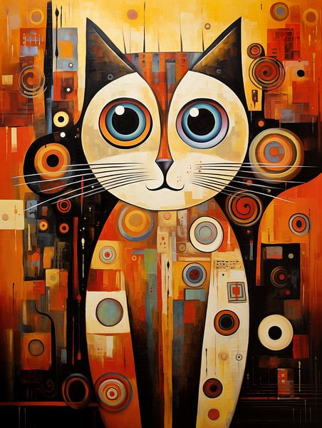 Katze abstrakt von Imagine