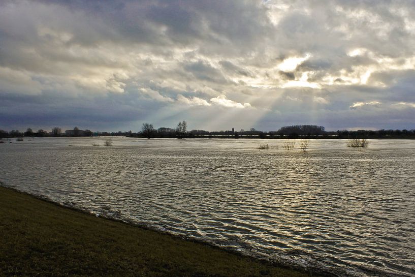 Hoogwater IJssel Havikerwaard van Peter
