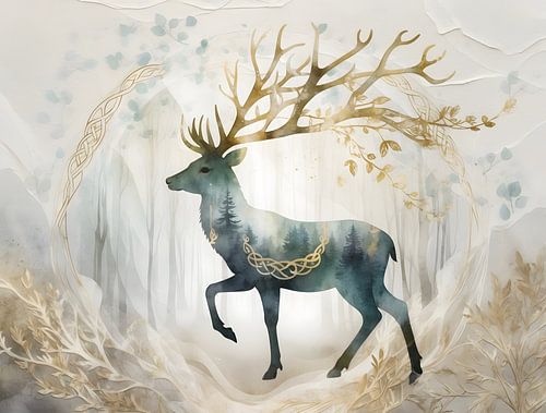 Forest Spirit of Cernunnos - Whisper of the Ancient Woods