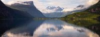 Rouler en Norvège conduit le long des peintures - couleur par Wouter Loeve Aperçu