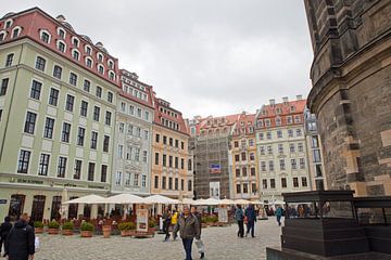 Dresden - Bij de Frauenkirche van t.ART