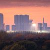 De Kuip - Feyenoord en Skyline Rotterdam van Vincent Fennis