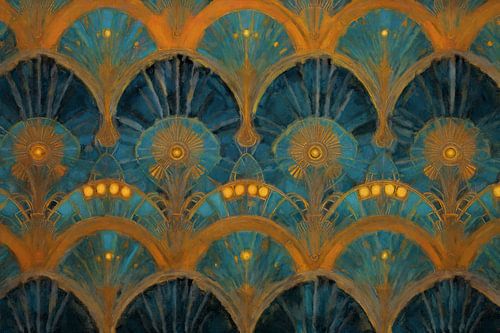 Pattern of Fan Shapes