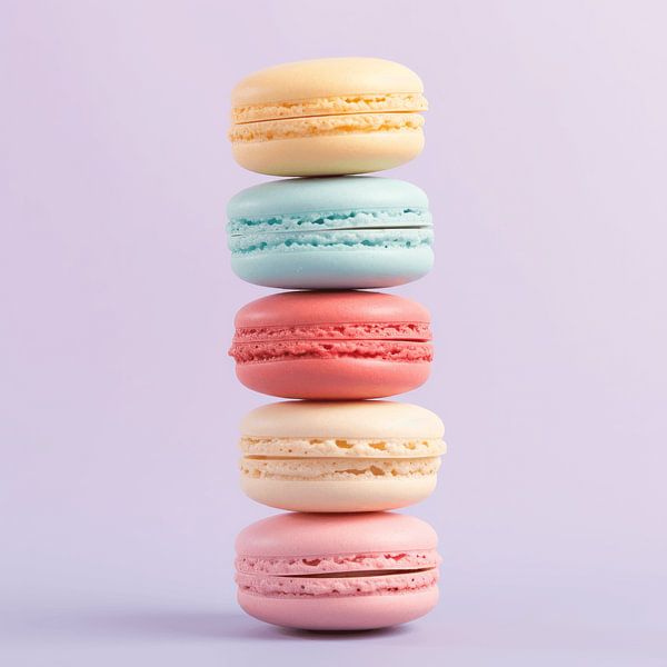 Macarons aux couleurs pastel par Studio Allee
