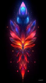 figure symétrique colorée sur Gelissen Artworks