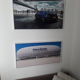 Kundenfoto: Allianz Arena, München von John Verbruggen, auf leinwand