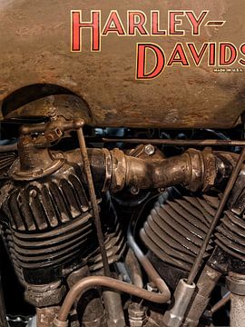 Motorblock Jahrgang Harley Davidson