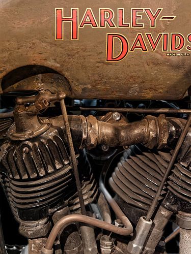 Engine block vintage Harley Davidson by BHotography