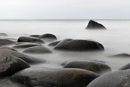 rocks with fog water by Frank Pietersen