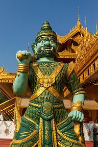 Der Königliche Palast von Mandalay in Myanmar