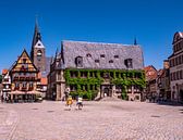 Stadhuis en marktplaats van Quedlinburg in het Harzgebergte van Animaflora PicsStock thumbnail