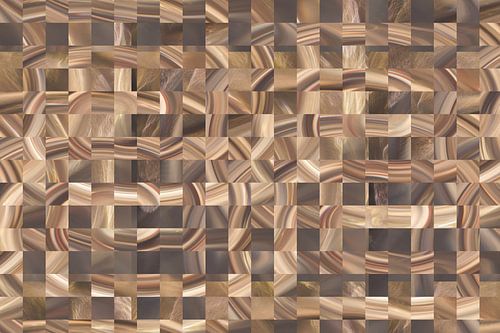 Mozaïek van vierkantjes gevuld met licht