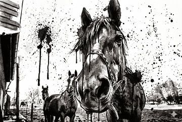 Experimentelle Urban Art SW von Johnny Flash