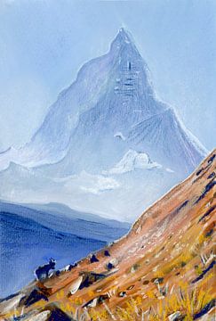 Matterhorn vanaf Riffelberg van Anke Meijer