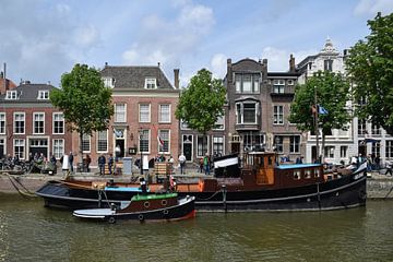 Stadsgezicht in Dordrecht van Nicolette Vermeulen