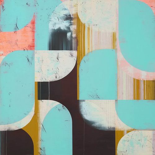 Turquoise patronen in tijd en ruimte