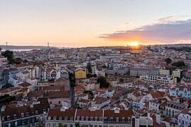 Sonnenuntergang von Lissabon