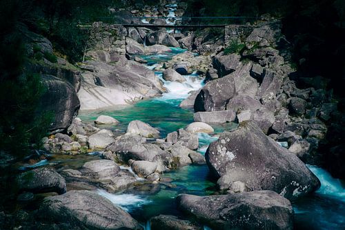Waterfall Fafião - Ponte da Pigareirra - Gerês Portugal by Jacqueline Lemmens