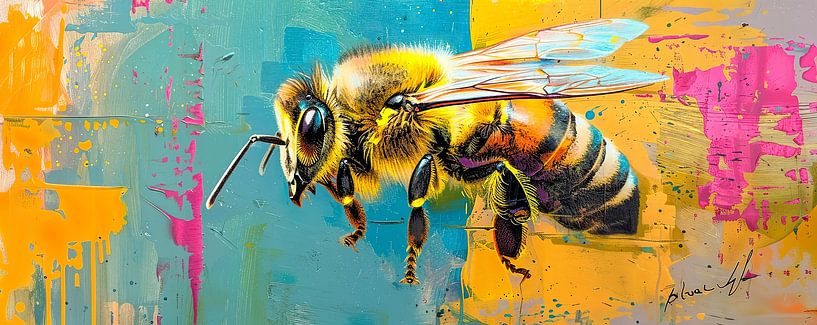 Abeilles abstraites par Art Merveilleux