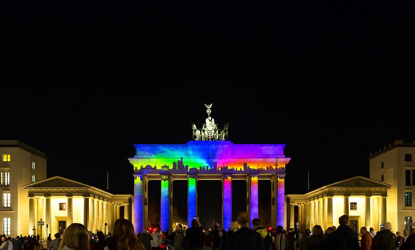 Porte de Brandebourg avec projection d'horizon par Frank Herrmann