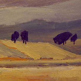 Getreidefeld in Südlimburg von Nop Briex