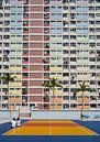 Un bâtiment coloré à Hong Kong par Teun Janssen Aperçu