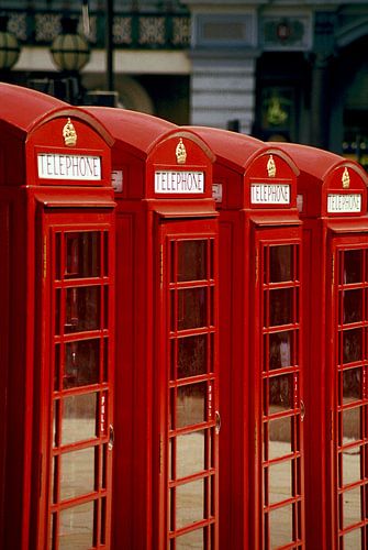 Series London phone booths