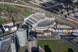 Aerial view of Johan Cruijff Arena, Amsterdam. by Jaap van den Berg