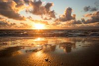 Een zomerse zonsondergang op Schiermonnikoog